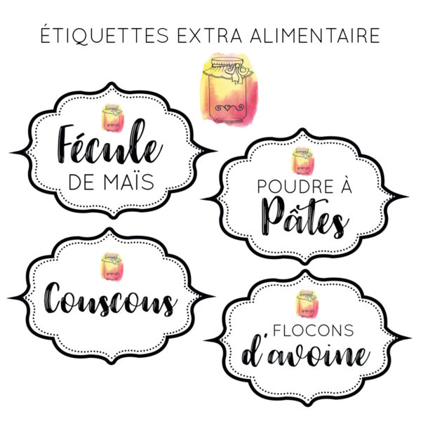 Tiquettes Alimentaires Simple Natacha Cr Ative